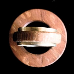 Anillo Antistress Alpaca y Roble