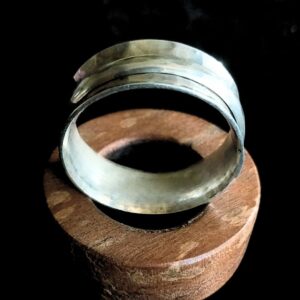 Anillo Antistress Plata Martillado