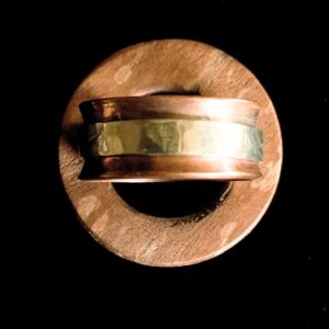 Anillo Antistress Cobre y Alpaca