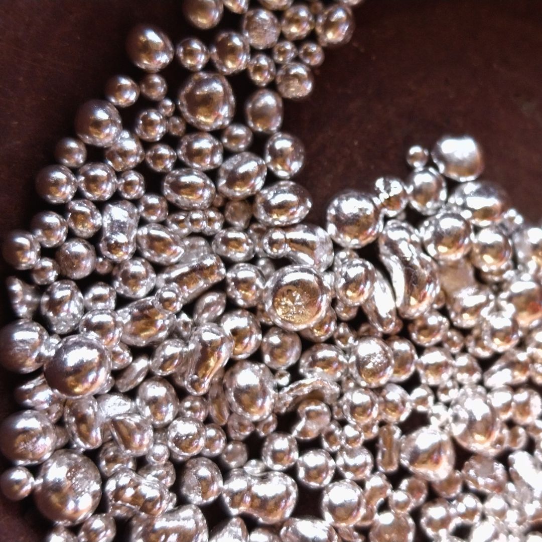 Perlas de Granalla de Plata - Imagen 2